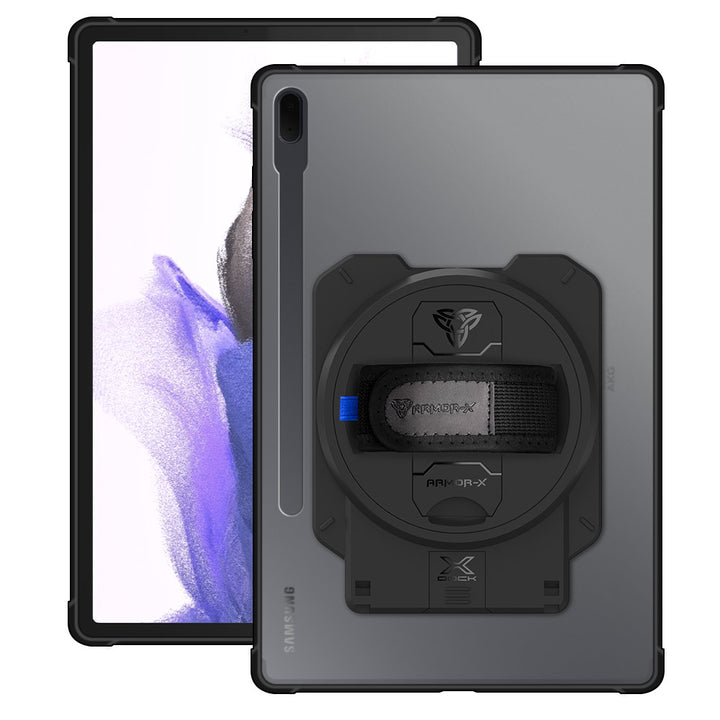 ARMOR-X Samsung Galaxy Tab S7 FE SM-T730 / T733 / T736B / T735NZ Matte Protective Case with X-DOCK modular eco-system.