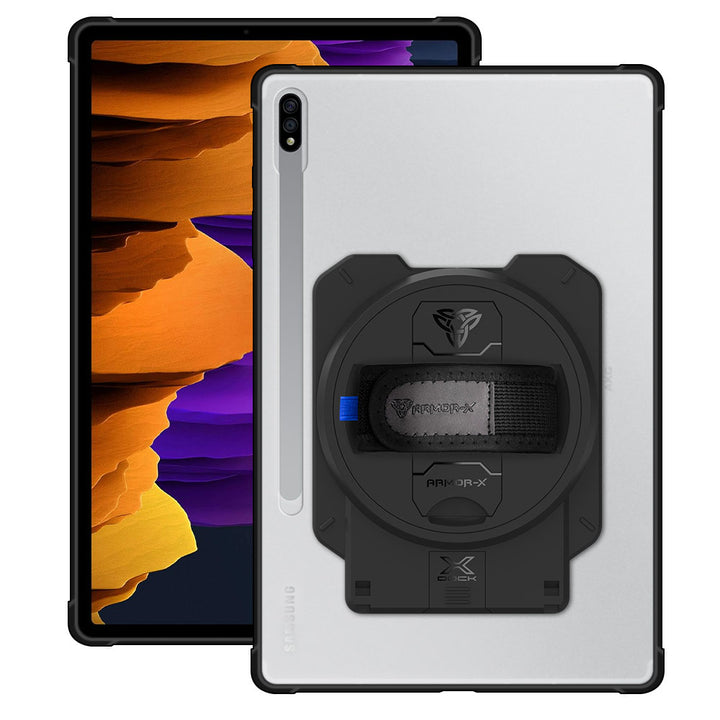 ARMOR-X Samsung Galaxy Tab S7 Plus S7+ SM-T970 / T975 / T976B Matte Protective Case with X-DOCK modular eco-system.
