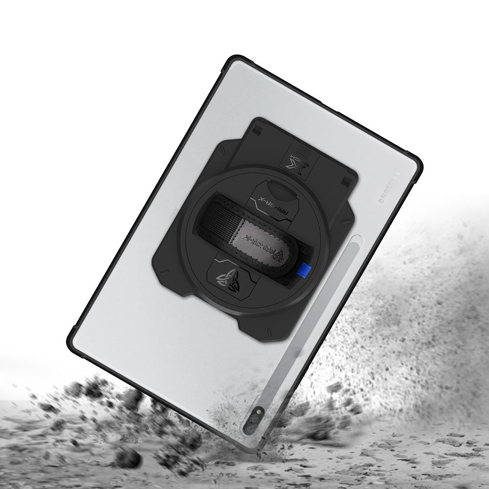 ARMOR-X Samsung Galaxy Tab S7 Plus S7+ SM-T970 / T975 / T976B shockproof case. Design with best drop proof protection.