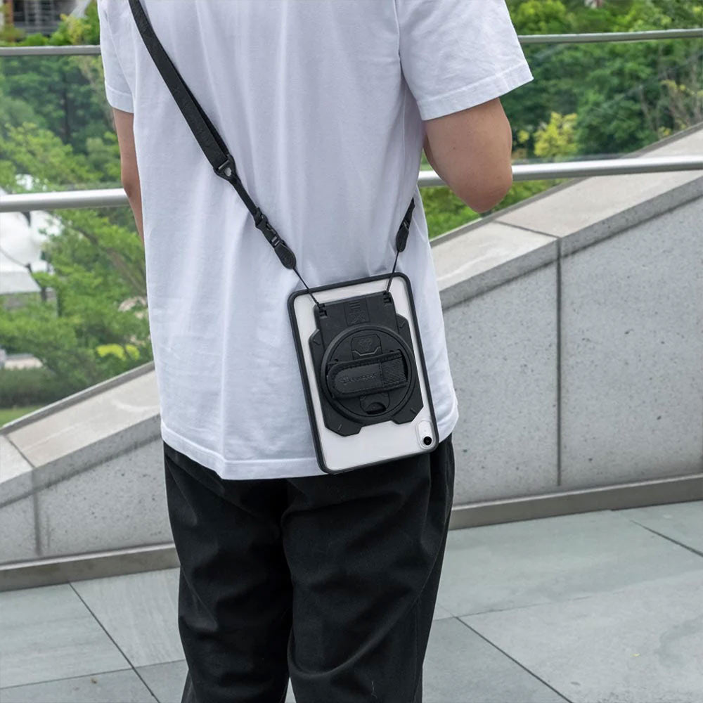 ARMOR-X case with shoulder strap come with a quick-release feature, allowing you to easily detach your device when needed.