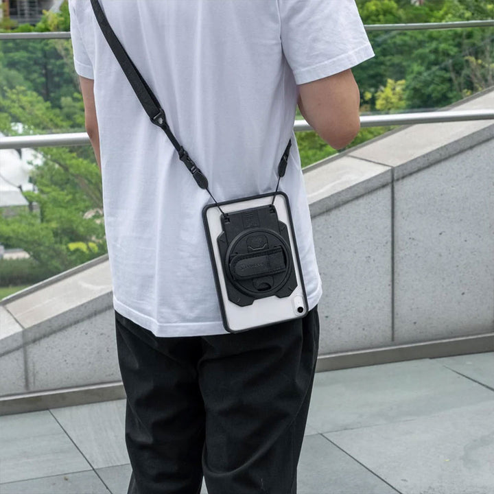 ARMOR-X case with shoulder strap come with a quick-release feature, allowing you to easily detach your device when needed.