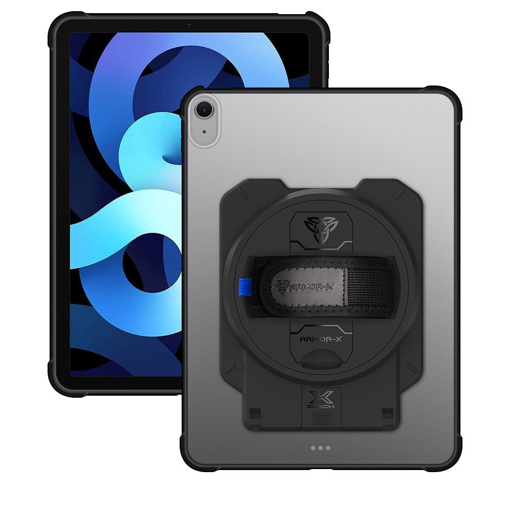 ARMOR-X iPad Air 4 2020 / iPad Air 5 2022 Matte Protective Case with X-DOCK modular eco-system.