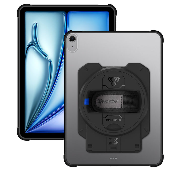 ARMOR-X iPad Air 11 (M2) / (M3) / (M4) Matte Protective Case with X-DOCK modular eco-system.