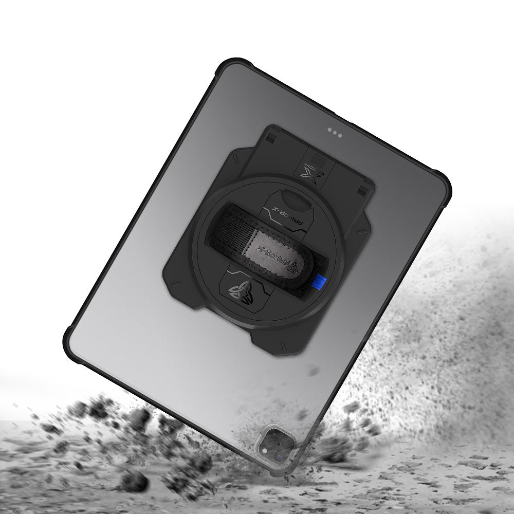 ARMOR-X iPad Pro 12.9 ( 3rd / 4th / 5th / 6th Gen. ) 2018 / 2020 / 2021 / 2022 shockproof case. Design with best drop proof protection.