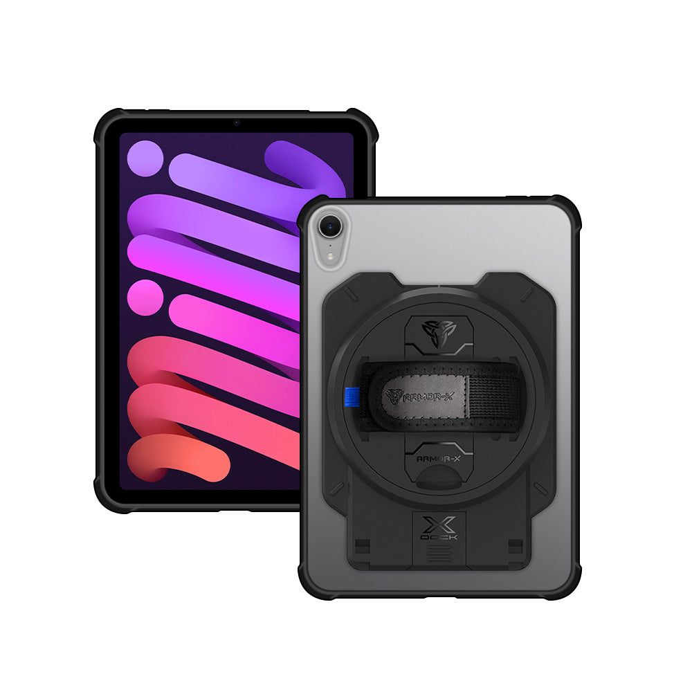 ARMOR-X iPad mini 6 Matte Protective Case with X-DOCK modular eco-system.