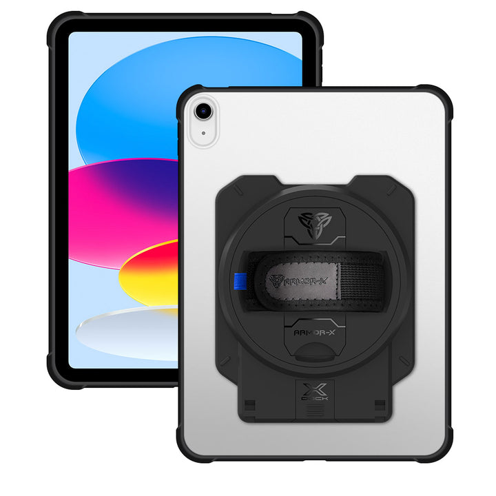 ARMOR-X iPad 10.9 (10th Gen.) Matte Protective Case with X-DOCK modular eco-system.