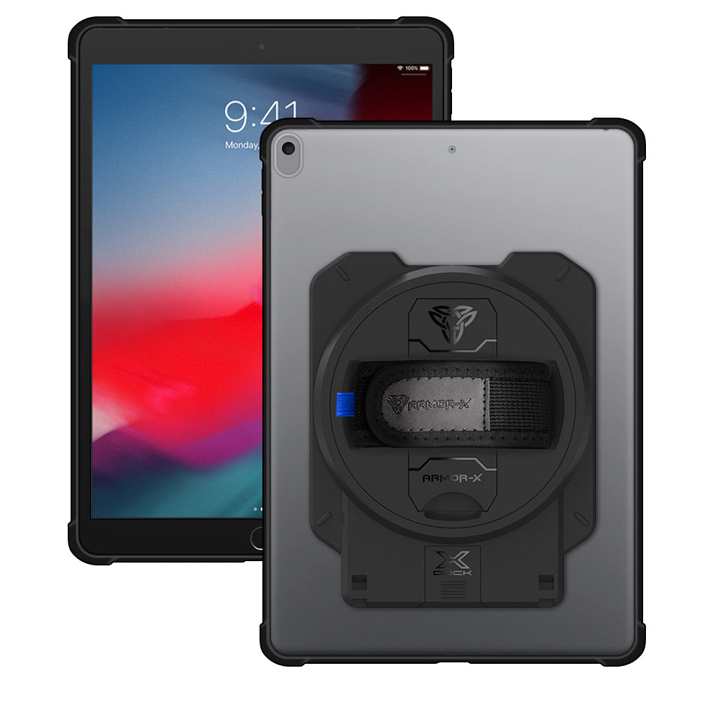 ARMOR-X iPad Air (3rd Gen.) 2019 Matte Protective Case with X-DOCK modular eco-system.