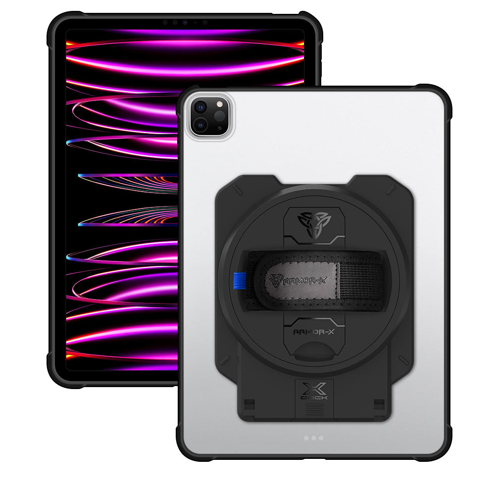 ARMOR-X iPad Pro 11 ( 1st / 2nd / 3rd / 4th Gen. ) 2018 / 2020 / 2021 / 2022 Matte Protective Case with X-DOCK modular eco-system.
