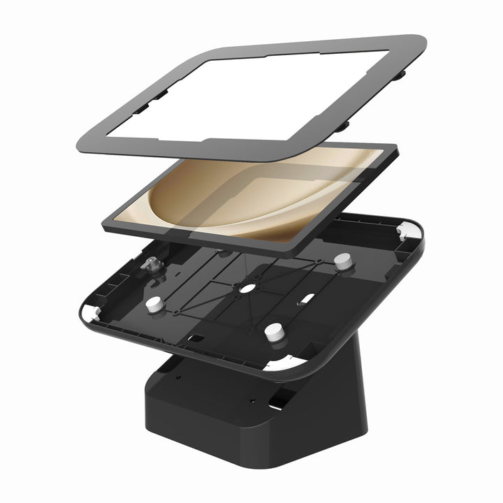 SCM1-SS-S9 | Samsung Galaxy Tab S8 SM-X700 / SM-X706 | 2-in-1 Counter Stand Kiosk or Wall Mount | Security Enclosure with Key Lock