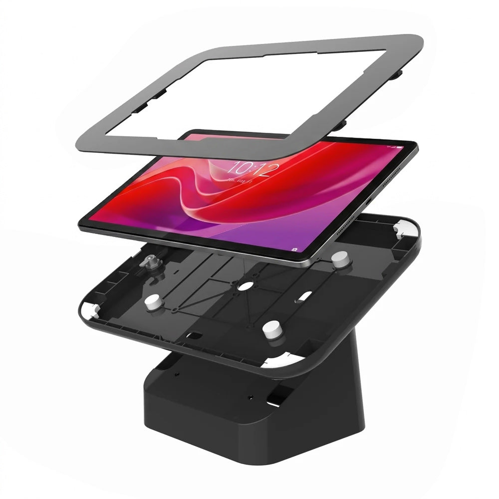 SCM1-LN-M11 | Lenovo Tab M11 / K11 TB330 | 2-in-1 Counter Stand Kiosk or Wall Mount | Security Enclosure with Key Lock
