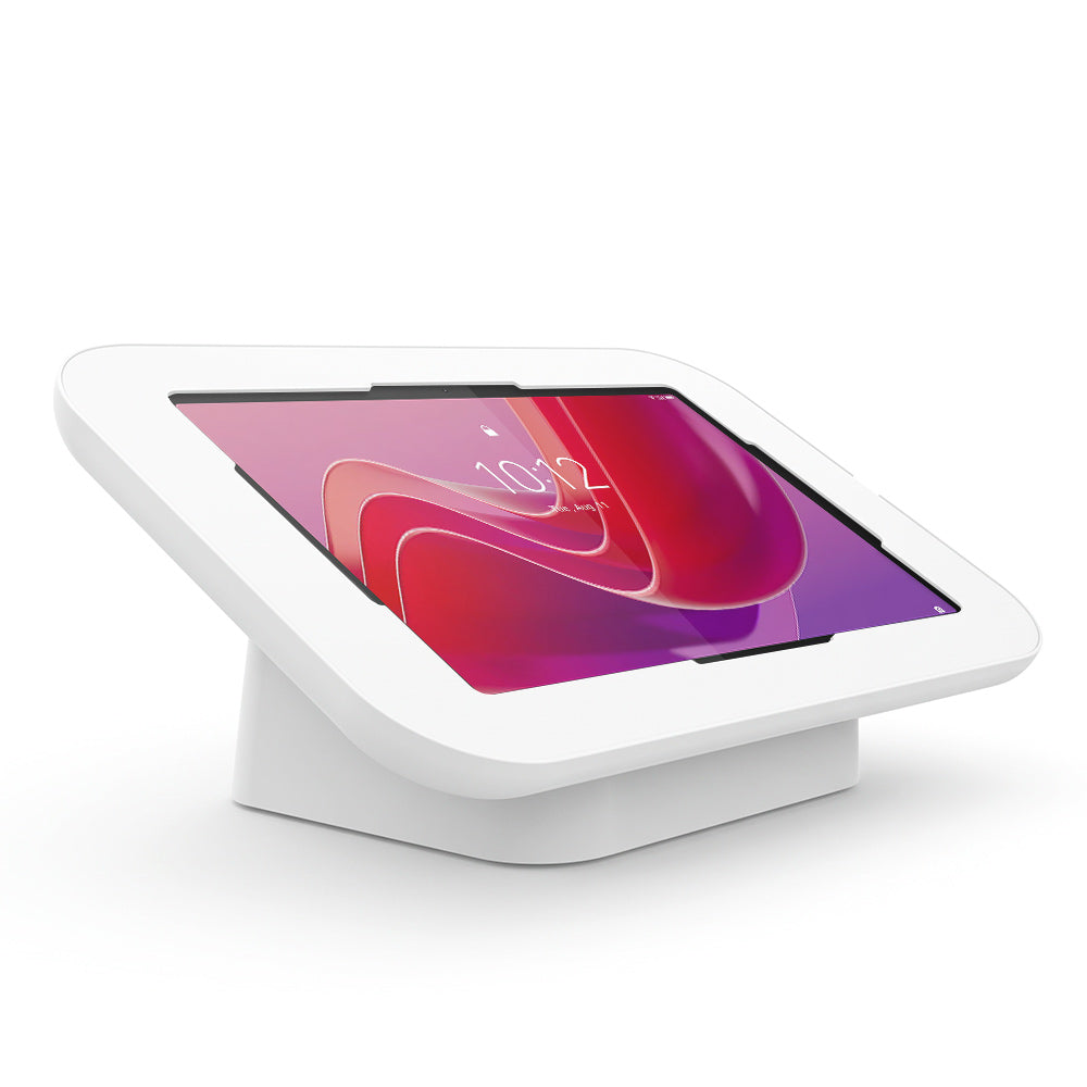 SCM1-LN-M11 | Lenovo Tab M11 / K11 TB330 | 2-in-1 Counter Stand Kiosk or Wall Mount | Security Enclosure with Key Lock