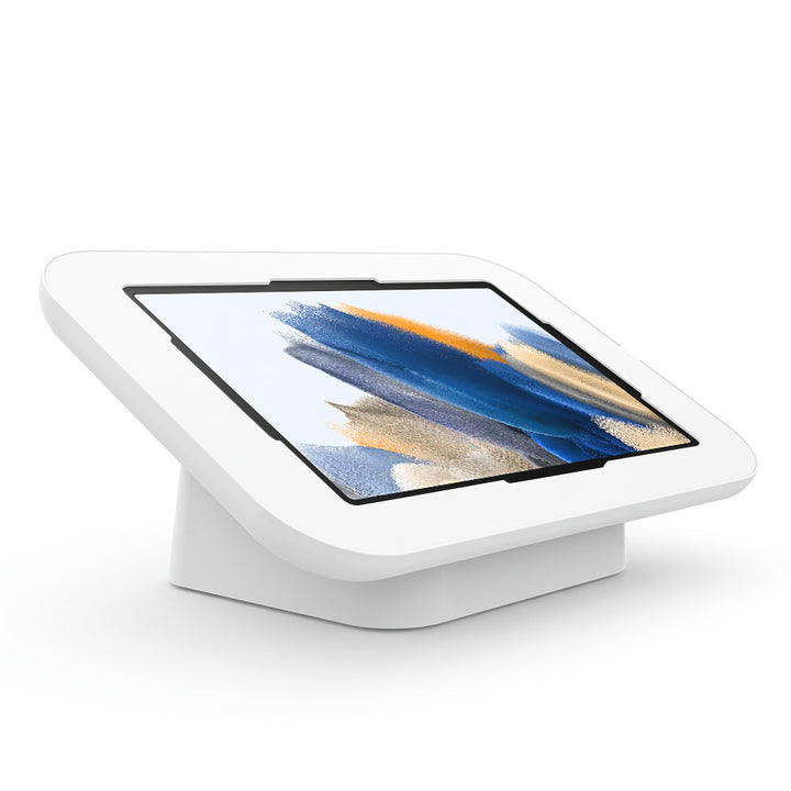 SCM1-SS-A8 | Samsung Galaxy Tab A8 SM-X200 / X205 | 2-in-1 Counter Stand Kiosk or Wall Mount | Security Enclosure with Key Lock