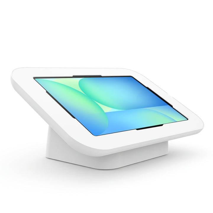 SCM1-SS-S10FE | Samsung Galaxy Tab S10 FE / S10 Lite | 2-in-1 Counter Stand Kiosk or Wall Mount | Security Enclosure with Key Lock