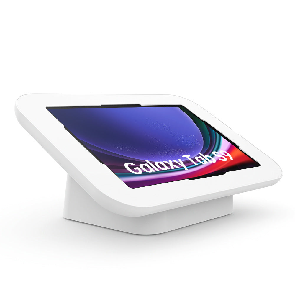 SCM1-SS-S9 | Samsung Galaxy Tab S9 SM-X710 / X716 / X718 | 2-in-1 Counter Stand Kiosk or Wall Mount | Security Enclosure with Key Lock