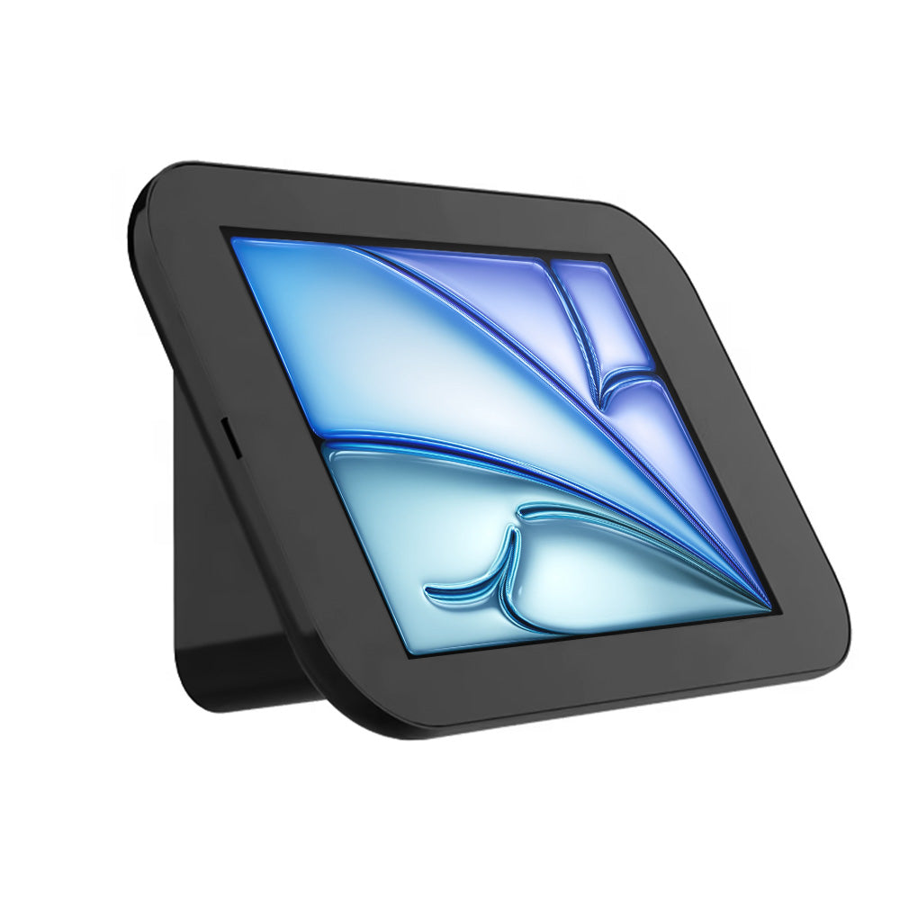 SCM1-iPad-A5 | iPad Air 11 (M2) / (M3) / (M4) | 2-in-1 Counter Stand Kiosk or Wall Mount | Security Enclosure with Key Lock