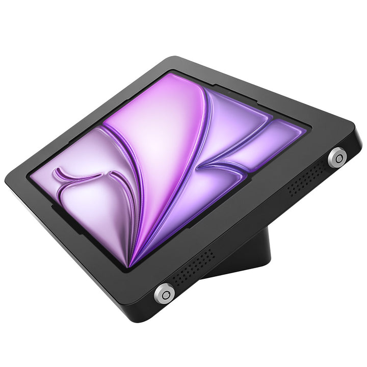 SCM1-iPad-A6 | iPad Air 13 (M2) / (M3) / (M4) | 2-in-1 Counter Stand Kiosk or Wall Mount | Security Enclosure with Key Lock