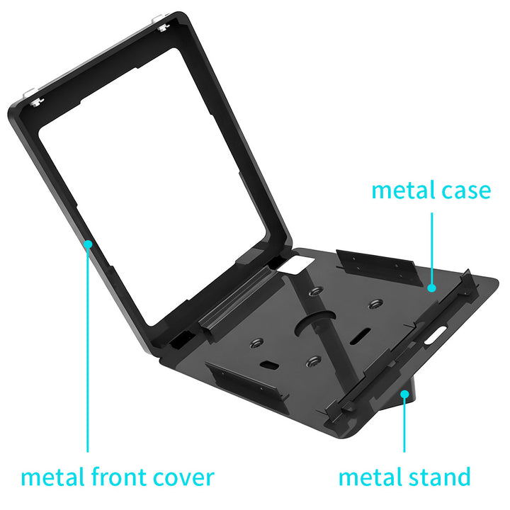 SCM1-iPad-A6 | iPad Air 13 (M2) / (M3) / (M4) | 2-in-1 Counter Stand Kiosk or Wall Mount | Security Enclosure with Key Lock