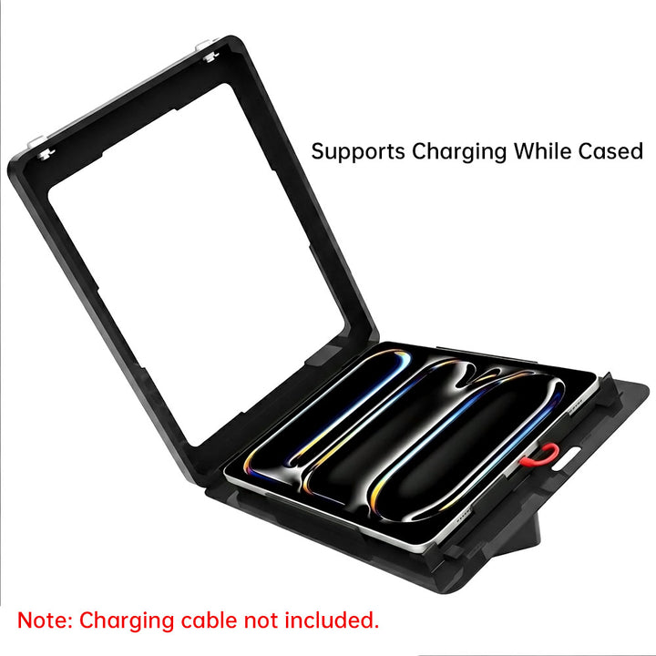 SCM1-iPad-A6 | iPad Air 13 (M2) / (M3) / (M4) | 2-in-1 Counter Stand Kiosk or Wall Mount | Security Enclosure with Key Lock