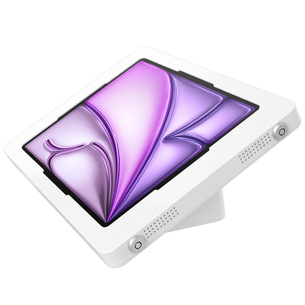 SCM1-iPad-A6 | iPad Air 13 (M2) / (M3) / (M4) | 2-in-1 Counter Stand Kiosk or Wall Mount | Security Enclosure with Key Lock