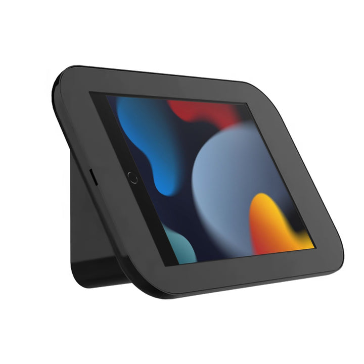 SCM1-iPad-N4 | iPad 10.2 (7/8/9th Gen.) | 2-in-1 Counter Stand Kiosk or Wall Mount | Security Enclosure with Key Lock