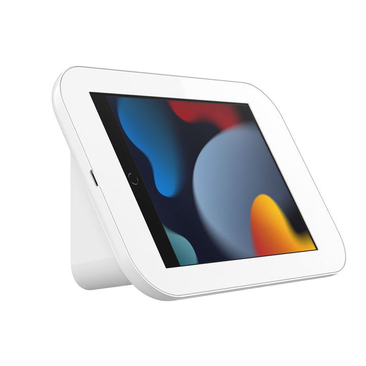 SCM1-iPad-N4 | iPad 10.2 (7/8/9th Gen.) | 2-in-1 Counter Stand Kiosk or Wall Mount | Security Enclosure with Key Lock