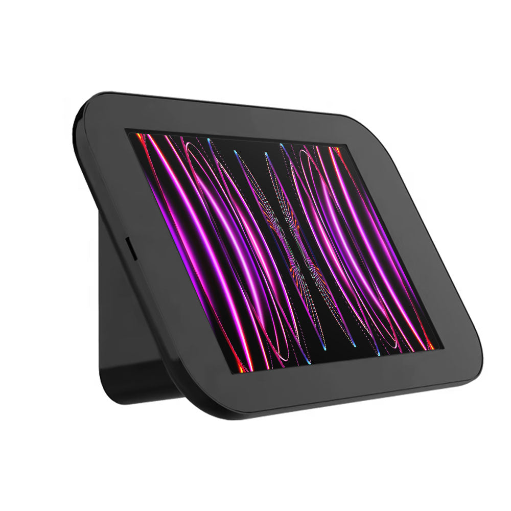 SCM1-iPad-PR6 | iPad Pro 11 ( 1st / 2nd / 3rd / 4th Gen. ) 2018 / 2020 / 2021 / 2022 | 2-in-1 Counter Stand Kiosk or Wall Mount | Security Enclosure with Key Lock