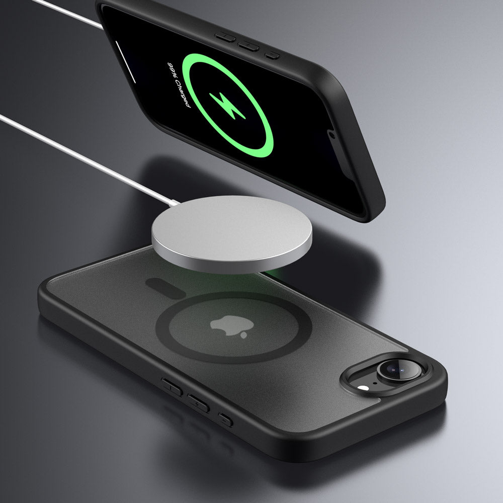 ARMOR-X APPLE iPhone 16e shockproof compact case with strong magnetic attraction and not easy to drop off.