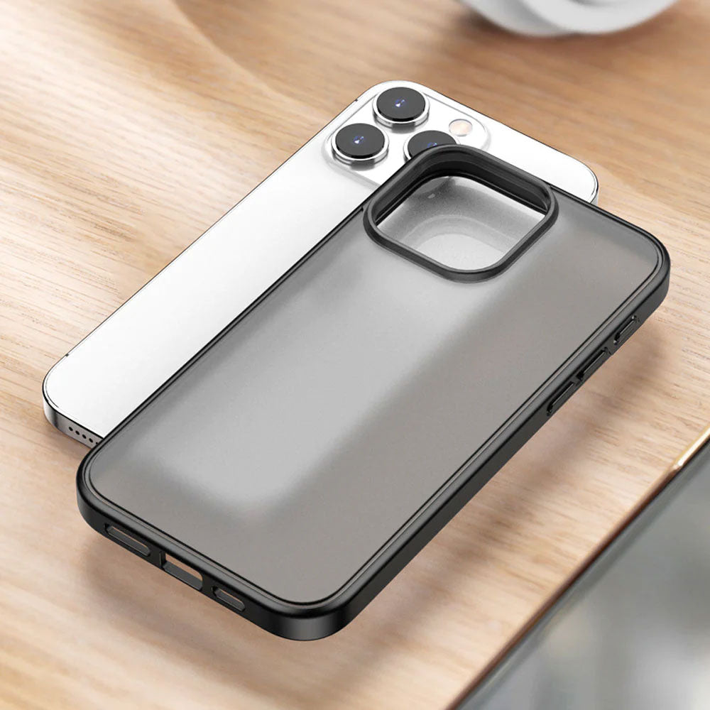 ARMOR-X APPLE iPhone 15 Pro shockproof protective case. Raised edge to protect the screen and camera.