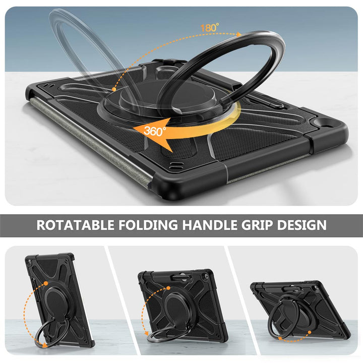 ARMOR-X Microsoft Surface Pro 13-inch Copilot+ PC Ultra 2 layers shockproof rugged case with kickstand for typing, watching videos, conferences, construction and outdoor work.