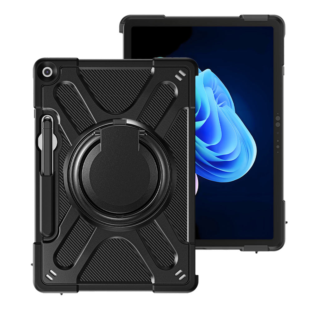 SON-MS-SFPR12 | Microsoft Surface Pro 12-inch Copilot+ PC | Ultra 2 layers shockproof rugged case with folding grip and kick-stand Compatible with keyboard