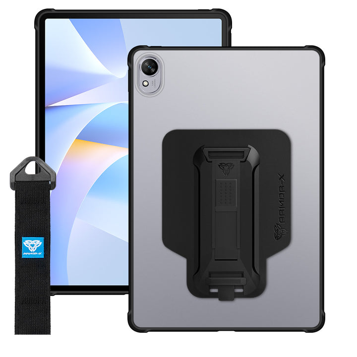 ARMOR-X Huawei MatePad 11.5 S (2025) / (2024) Matte Protective Case with hand strap and kick stand. One-handed design for your workplace.