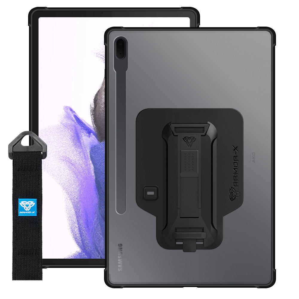 ARMOR-X Samsung Galaxy Tab S7 FE SM-T730 / T733 / T736B / T735NZ Matte Protective Case (Security Lock Hole Version).