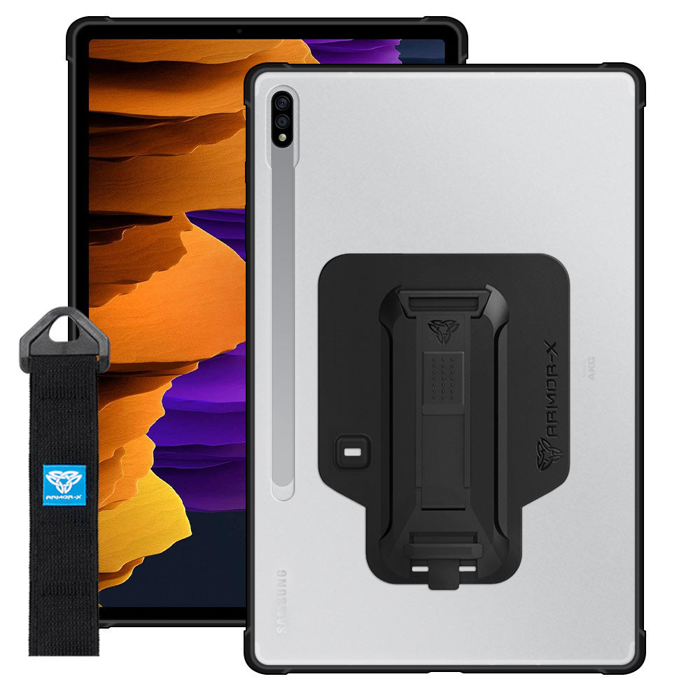 ARMOR-X Samsung Galaxy Tab S7 Plus S7+ SM-T970 / T975 / T976B Matte Protective Case (Security Lock Hole Version).