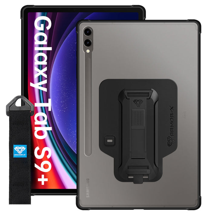 ARMOR-X Samsung Galaxy Tab S9+ S9 Plus SM-X810 / X816 / X818 Matte Protective Case (Security Lock Hole Version).
