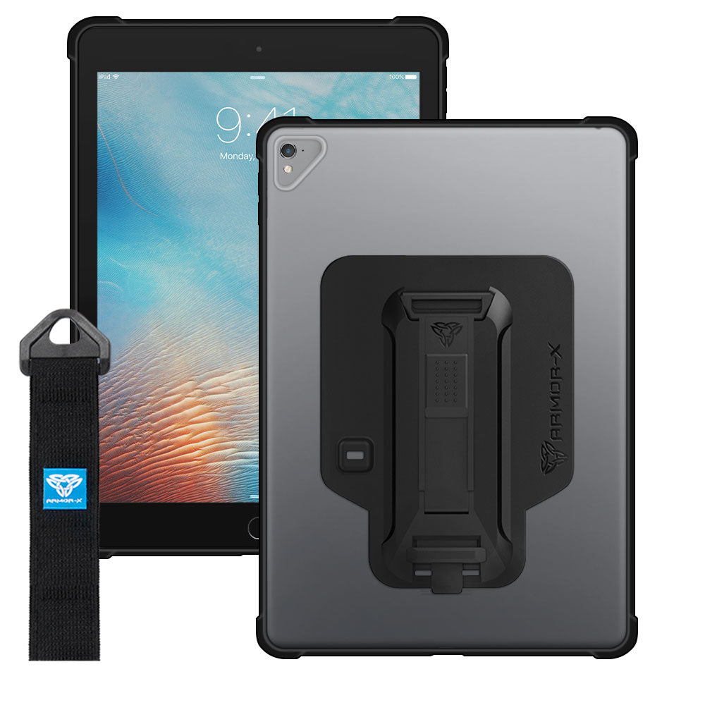 ARMOR-X iPad Pro 9.7 2016 Matte Protective Case (Security Lock Hole Version).