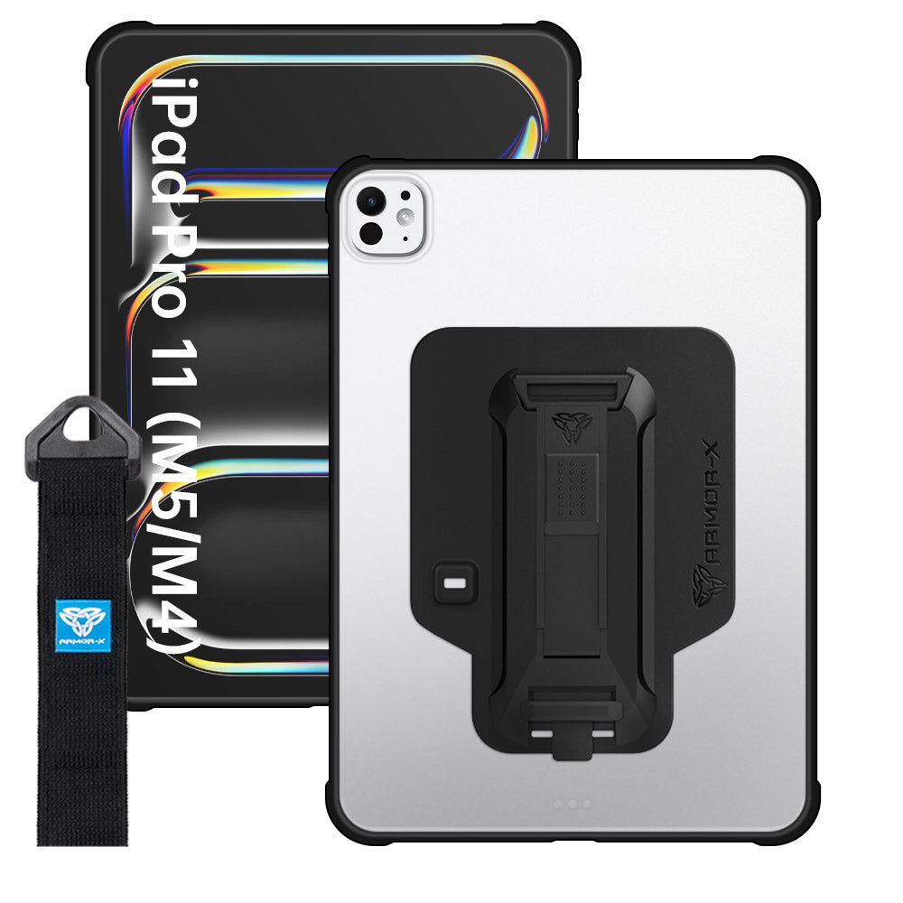 ARMOR-X iPad Pro 11 (M4) / (M5) Matte Protective Case (Security Lock Hole Version).