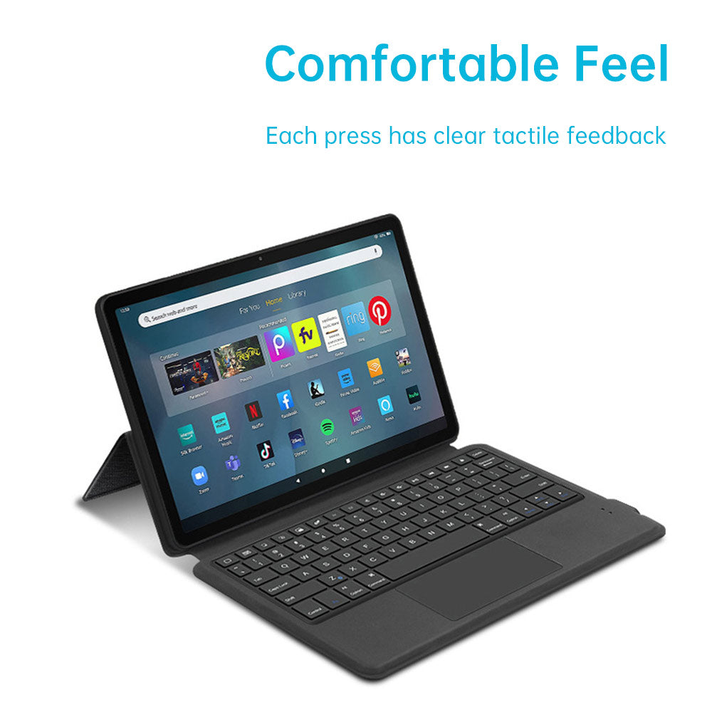 ARMOR-X Amazon Fire Max 11 wireless bluetooth keyboard case with trackpad.