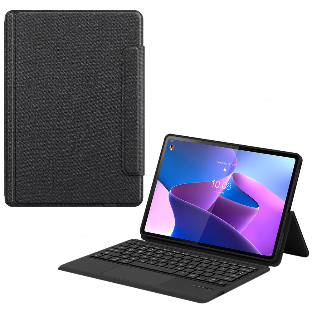 ARMOR-X Lenovo Tab P12 Pro TB-Q706F wireless bluetooth keyboard case with trackpad. Hand free typing, drawing, video watching.