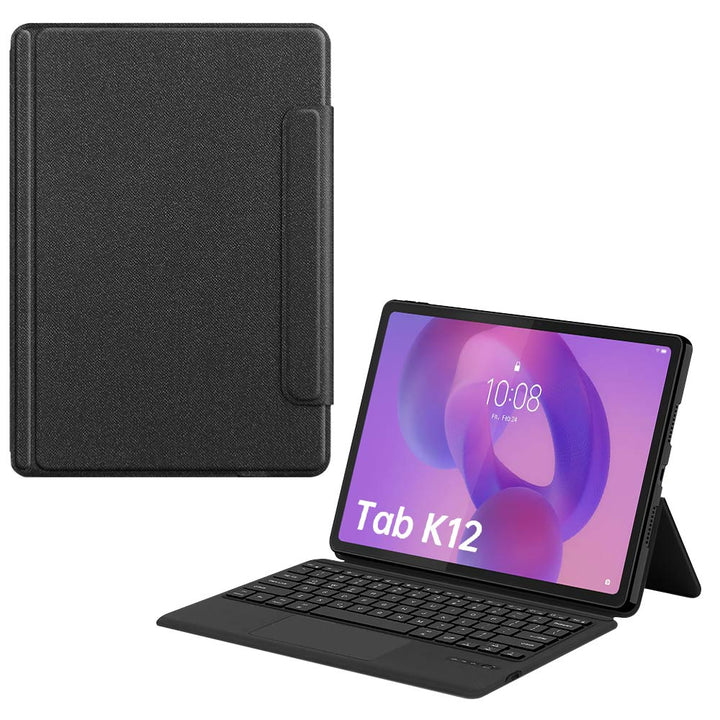 ARMOR-X Lenovo Tab K12 TB361 / Lenovo Idea Tab Plus ( 12.1" TB361 ) wireless bluetooth keyboard case with trackpad. Hand free typing, drawing, video watching.