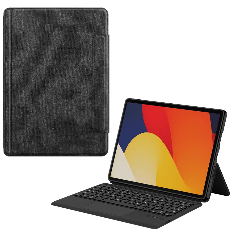 ARMOR-X Motorola Moto Pad 60 Pro wireless bluetooth keyboard case with trackpad. Hand free typing, drawing, video watching.