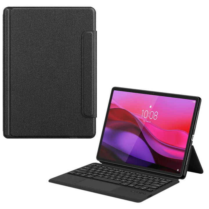 ARMOR-X Lenovo Yoga Tab Plus TB520FU wireless bluetooth keyboard case with trackpad. Hand free typing, drawing, video watching.