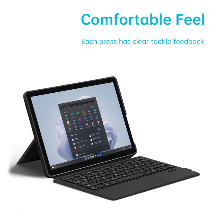 ARMOR-X Microsoft Surface Go / Surface Go 2 / Surface Go 3 / Surface Go 4 wireless bluetooth keyboard case with trackpad.