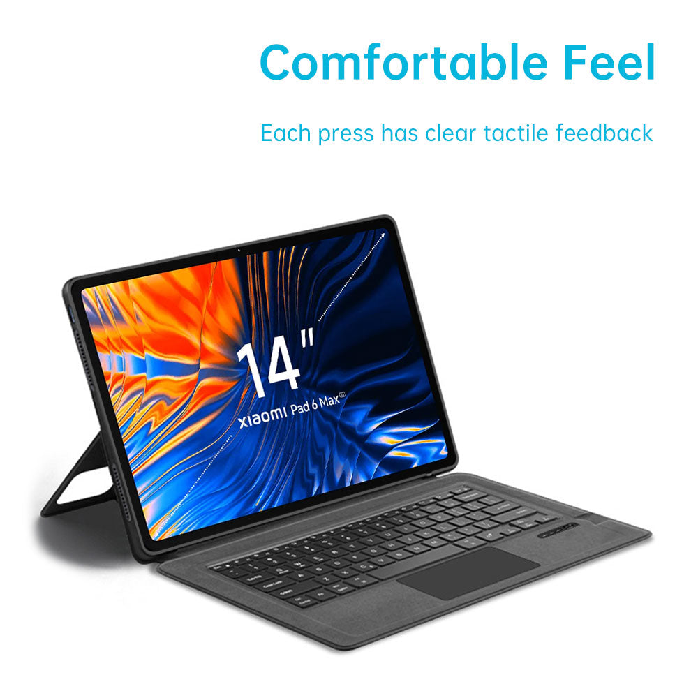 ARMOR-X Xiaomi Pad 6 Max 14 wireless bluetooth keyboard case with trackpad.