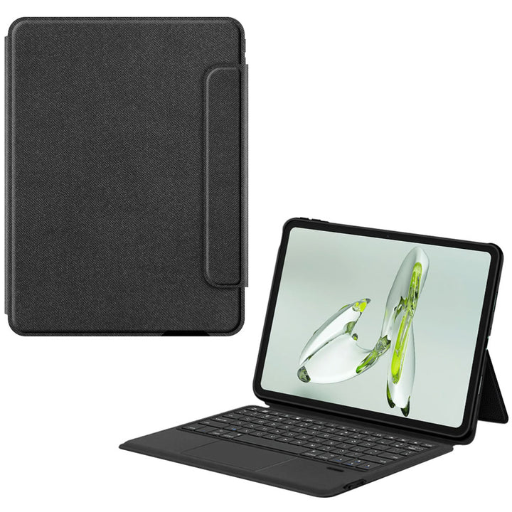 ARMOR-X OnePlus Pad Go wireless bluetooth keyboard case with trackpad. Hand free typing, drawing, video watching.