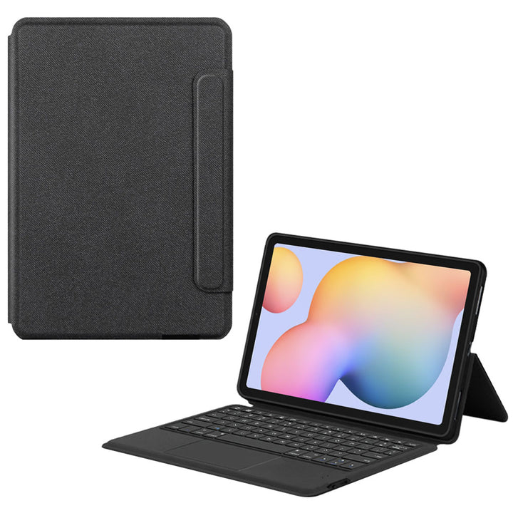 ARMOR-X Samsung Galaxy Tab S6 Lite SM-P620 P625 (2024) / SM-P613 P619 (2022) / SM-P610 P615 (2020) wireless bluetooth keyboard case with trackpad. Hand free typing, drawing, video watching.