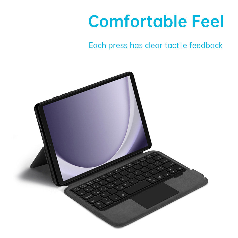 ARMOR-X Samsung Galaxy Tab A9 ( 8.7" ) SM-X110 / SM-X115 wireless bluetooth keyboard case with trackpad.