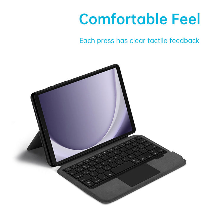ARMOR-X Samsung Galaxy Tab A9 ( 8.7" ) SM-X110 / SM-X115 wireless bluetooth keyboard case with trackpad.