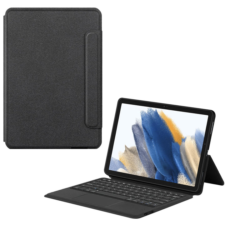 ARMOR-X Samsung Galaxy Tab A8 SM-X200 / X205 wireless bluetooth keyboard case with trackpad. Hand free typing, drawing, video watching.