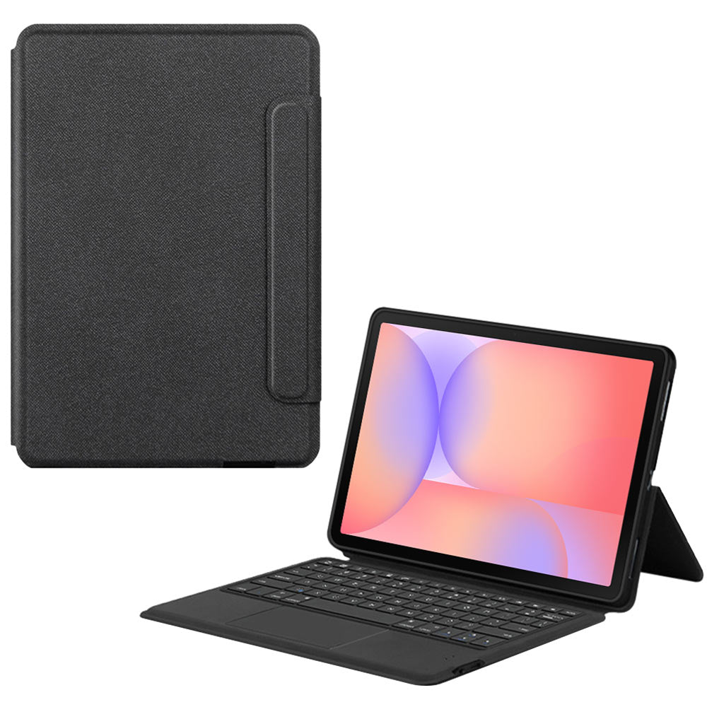 ARMOR-X Samsung Galaxy Tab S10 FE SM-X520 X526 X528 / S10 Lite SM-X400 X406 wireless bluetooth keyboard case with trackpad. Hand free typing, drawing, video watching.