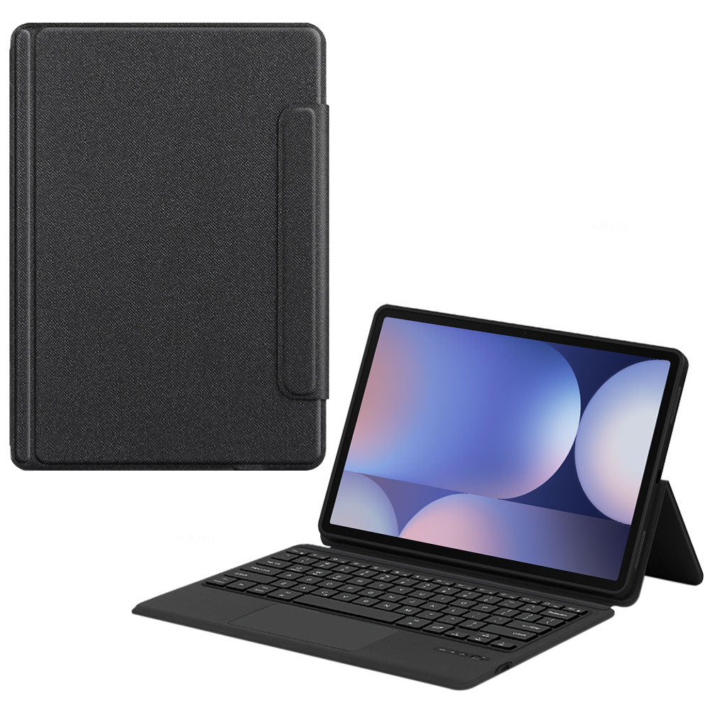 ARMOR-X Samsung Galaxy Tab S10+ S10 Plus SM-X820 / X826B wireless bluetooth keyboard case with trackpad. Hand free typing, drawing, video watching.